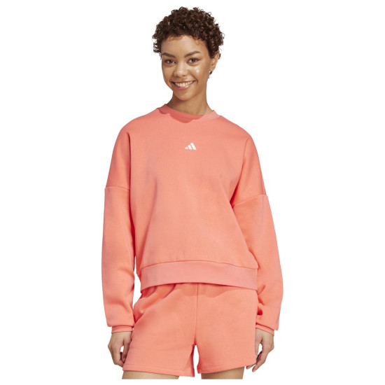 Adidas Γυναικείο φούτερ Essentials Small Logo Feel Cozy Sweatshirt Adidas Γυναικείο φούτερ Essentials Small Logo Feel Cozy Sweatshirt